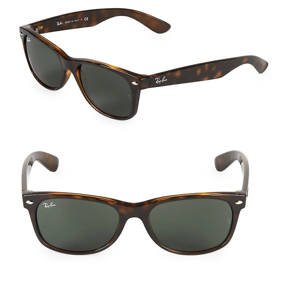Ray-Ban New Wayfarer Classic Polarized Blue /Green Gradrient Unisex Sunglasses